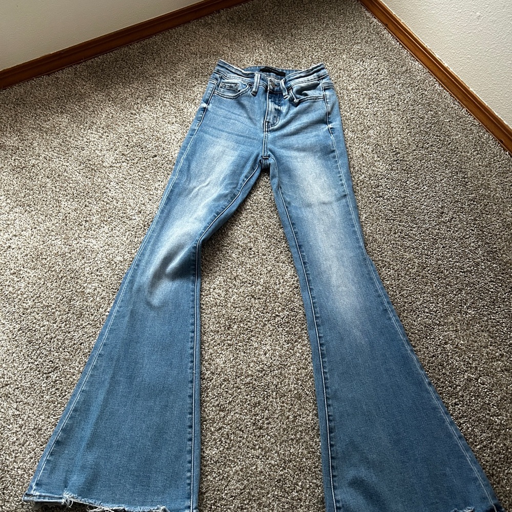Flying Monkey Light Blue Flare Jeans